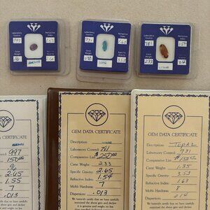 Gemstones, Topaz, Citrine, Amethyst